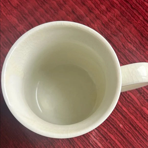 Lucky Cat Ceramic Mug - Cream - Picture 3 of 5